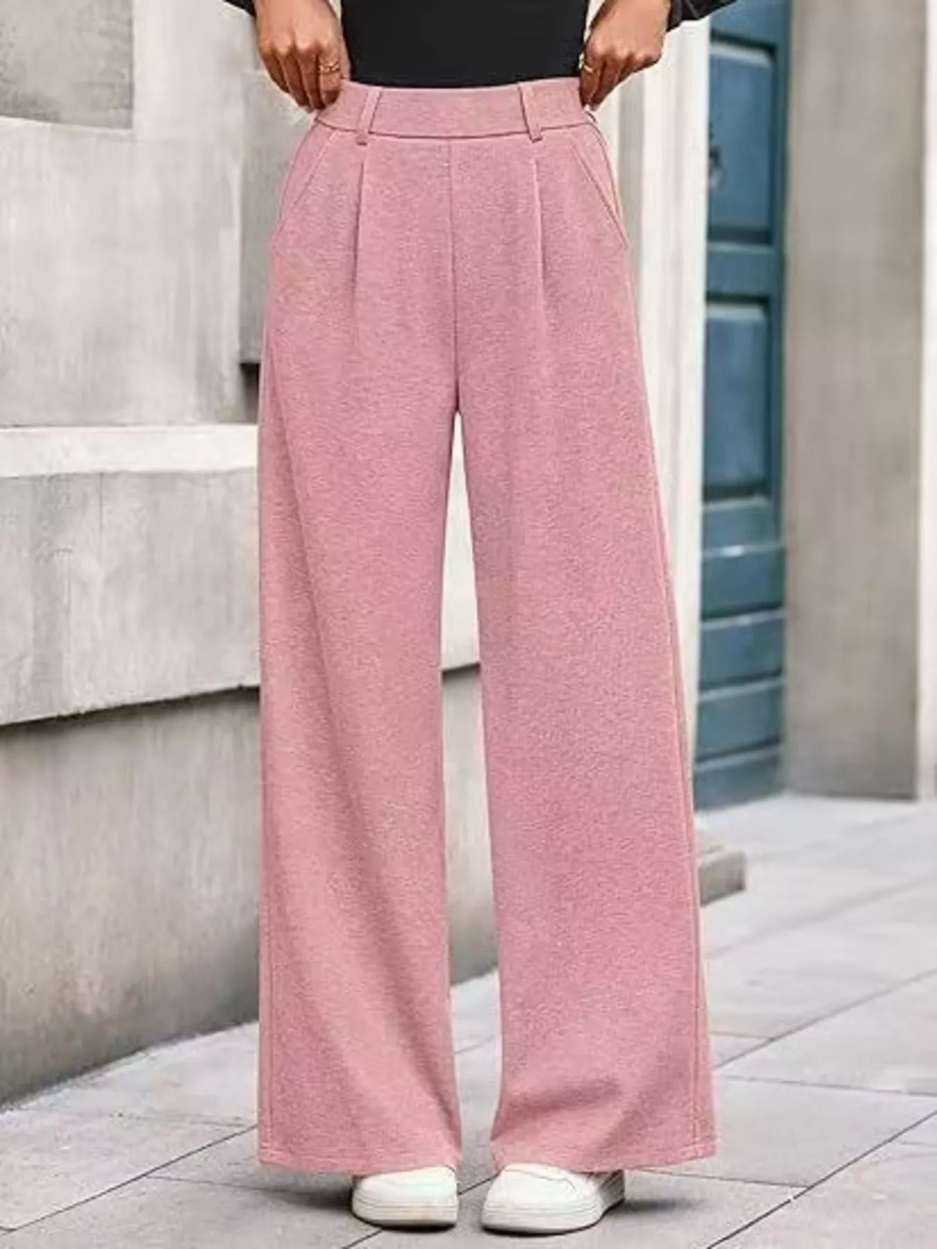 Wide-Leg Pants - Girly Tea
