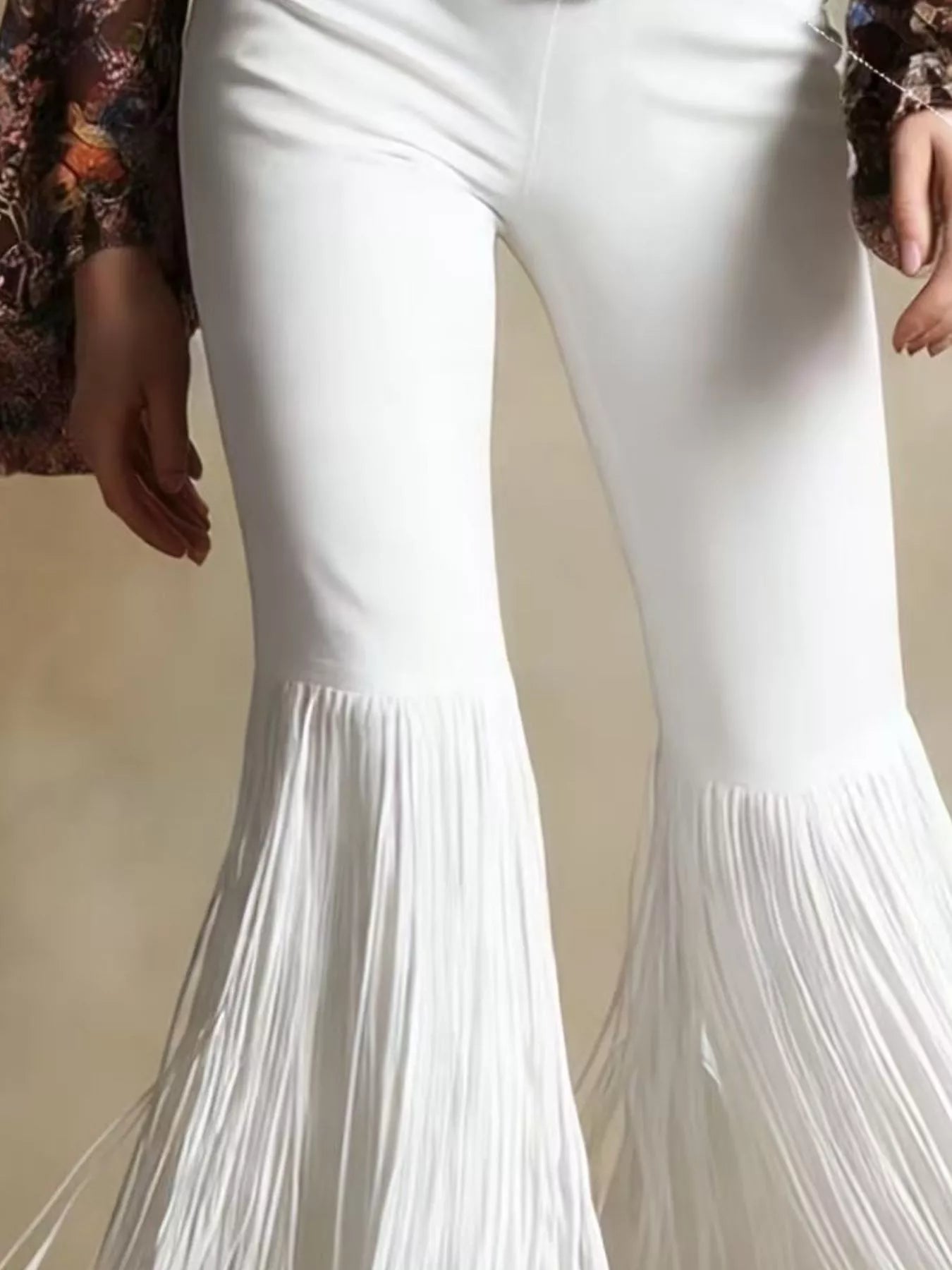 Fringe Flare Pants - Girly Tea