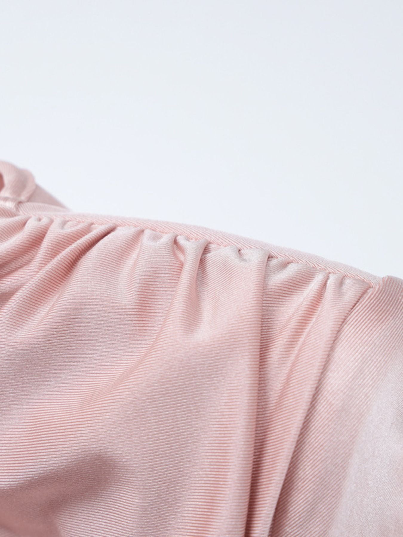 Ruched Knot Front Long Sleeve Maxi Dress - Girly Tea